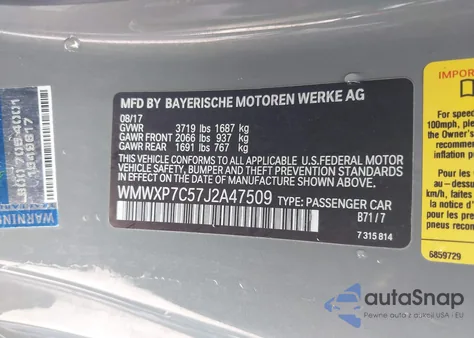 2018 Mini Hardtop Cooper S from USA, damaged, VIN WMWXP7C57J2A47509